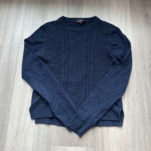 Babaton navy blue sweater